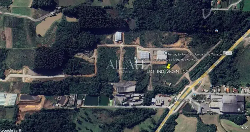 Terreno em loteamento industrial - bairro bela vista - farroupilha