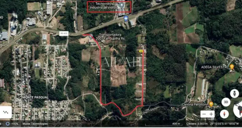 Terreno à venda na Rua Ricardo Paese, 100, Monte Pasqual, Farroupilha