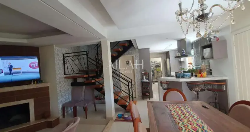 Casa semimobiliada com piscina e lareira no bairro cruzeiro.