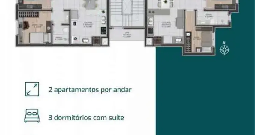 Apartamento à venda na Rua Simão Cembrani, 323, Nossa Senhora de Lourdes, Caxias do Sul