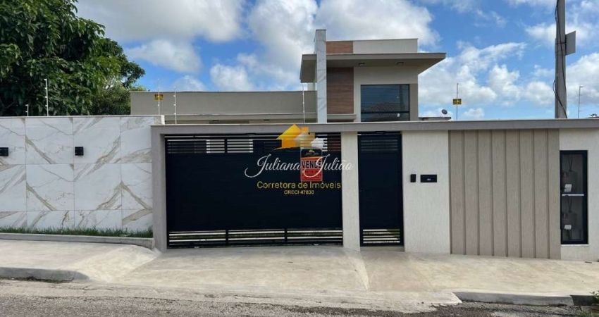 CASA LINEAR À VENDA, COM 4 QUARTOS, PISCINA, ÁREA GOURMET, TERRENO COM 360M², NO PARQUE DAS FLORES, RIO DAS OSTRAS, RJ
