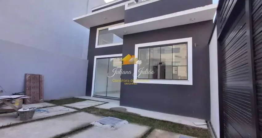 CASA LINEAR COM 2 QUARTOS SENDO 1 SUÍTE A VENDA NO BAIRRO CHÁCARA MARILÉA EM RIO DAS OSTRAS RJ