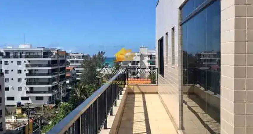 Cobertura duplex com 4 quartos sendo 1 suíte a venda na praia do forte em cabo frio rj
