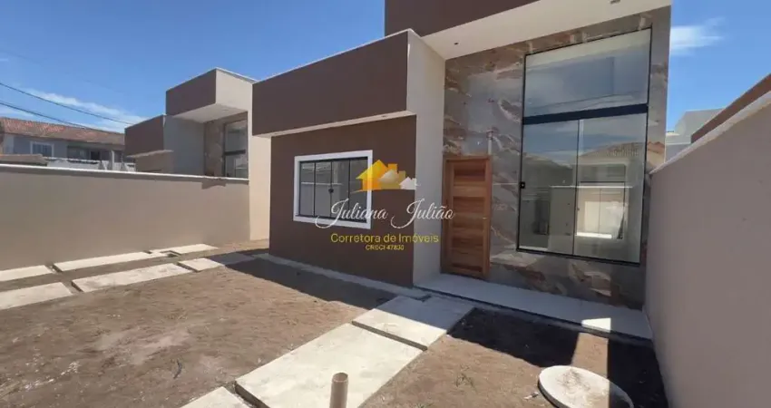 Casa linear com 3 quartos, na enseada das gaivotas, rio das ostras, rj