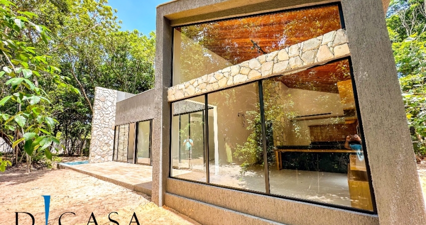 Viva o Encanto em Pipa: Casa no Condomínio ARBO 3 Suítes c/ Piscina