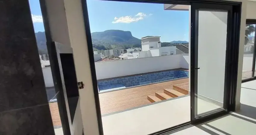 Casa para venda em palhoça, pedra branca, 3 dormitórios, 3 suítes, 4 banheiros, 2 vagas