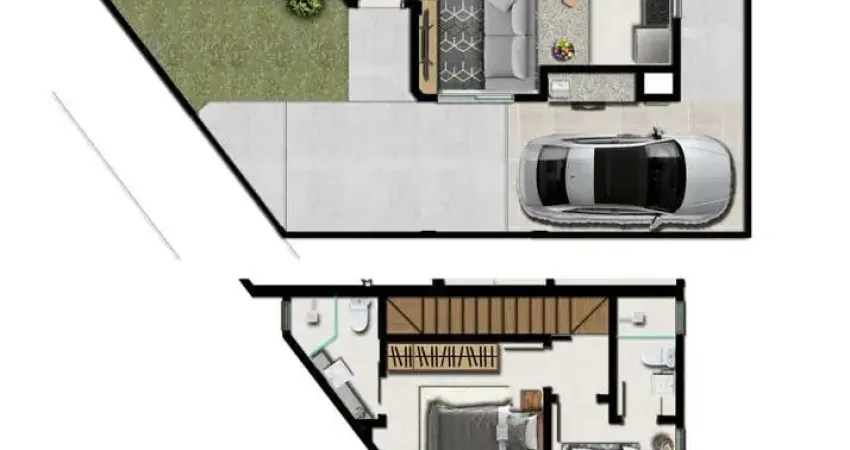 Casa para venda em palhoça, bela vista, 2 dormitórios, 2 suítes, 3 banheiros, 1 vaga