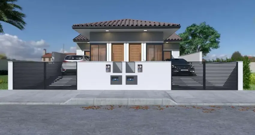 Casa para venda em palhoça, barra do aririu, 2 dormitórios, 1 suíte, 2 banheiros, 1 vaga