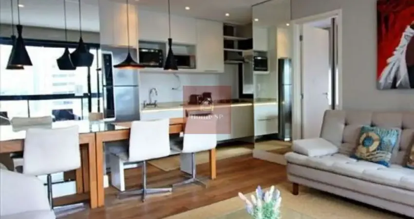 Vila olímpia 67m 1suíte 1vaga de garagem predio moderno mobiliado