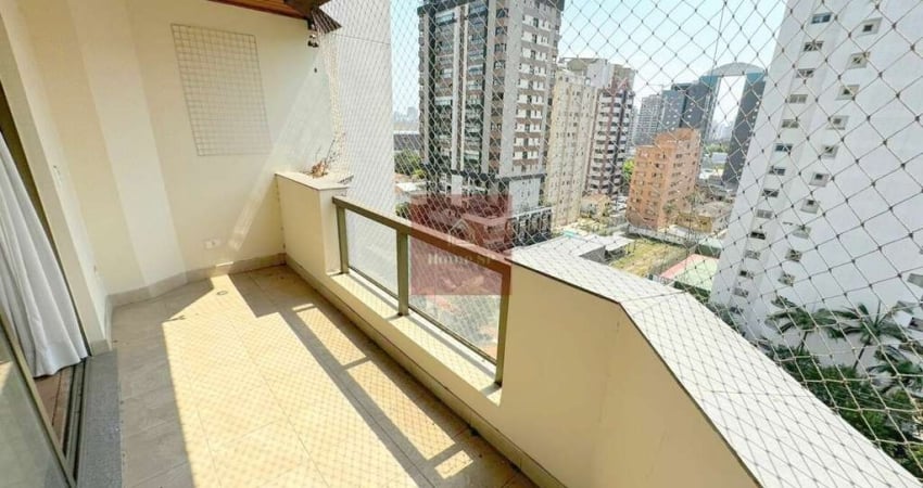 Excelente apartamento com 131m², 3 dormitórios, sendo 1 suíte, 2 vagas + depósito.