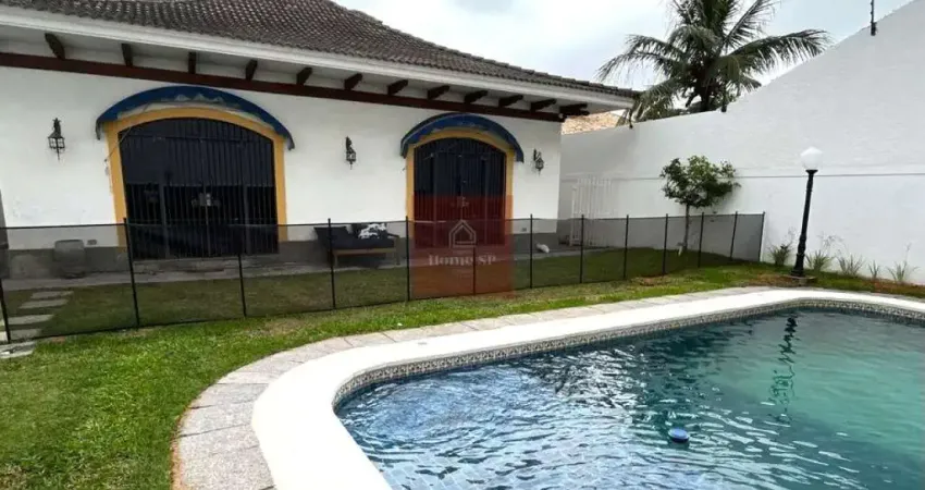 Charmosa casa com estilo colonial brasileiro, estuda permuta por apto com 200m Moema e Campo Belo