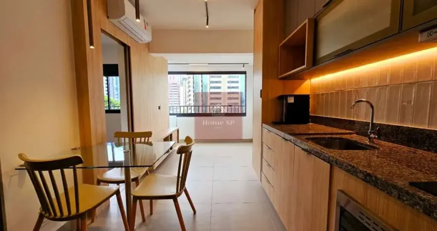 Semi-mobiliado! apartamento com 1 dormitório, com 32m², próximo ao metrô - moema