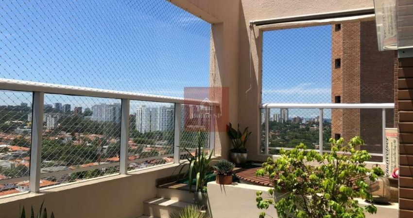 COBERTURA A VENDA CHACARA SANTO ANTONIO 129M² 2SUITES 3 VAGAS DE GARAGEM