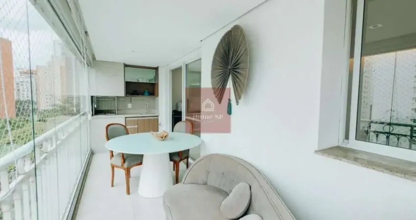 Apartamento com 3 dormitórios, 3 suíte, 2 vagas e com 143m² - Moema