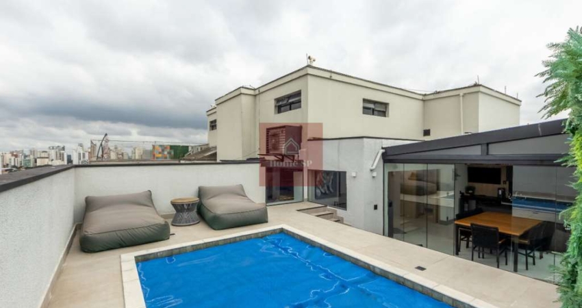 Cobertura para venda com 2 quartos, sendo 2 suítes, 195m²