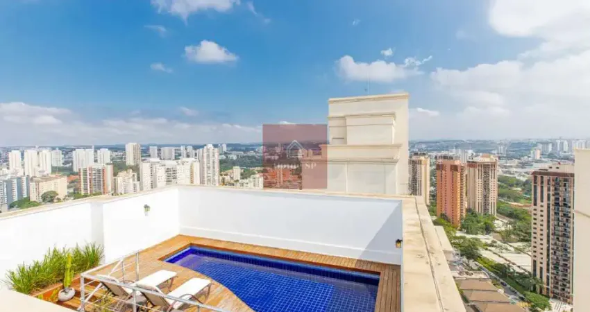 Alto da boa vista - cobertura duplex 311m² 4dorms 3suites 4vagas