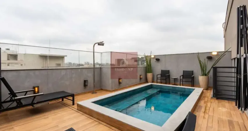 Cobertura duplex com amplo espaço de lazer, Piscina e churrasqueira