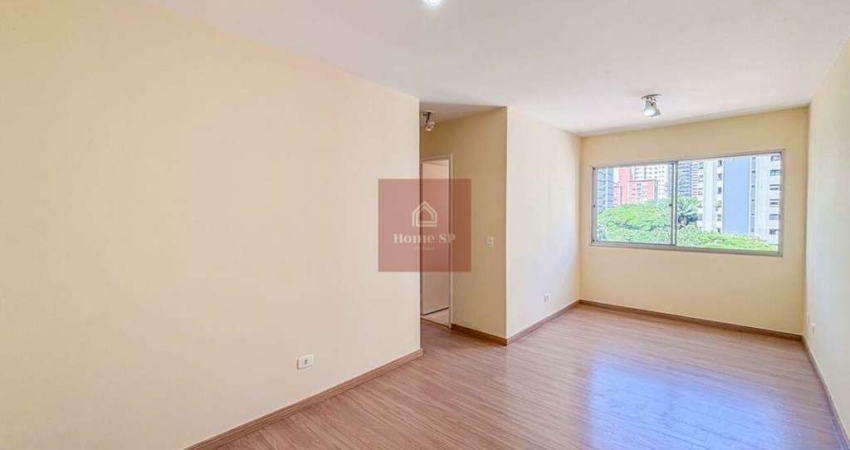 Apartamento com 2 dormitórios, 1 vaga e com 60m² - Moema