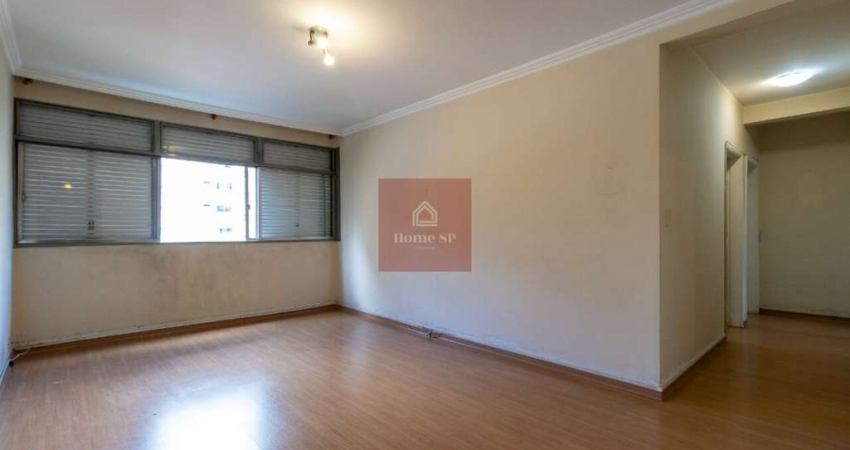 Apartamento com 3 dormitórios, 1 vaga e com 104m² - Itaim