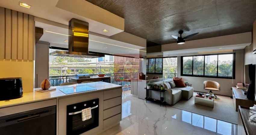 Apartamento com 1 suíte, 1 vaga e com 82m² - Brooklin