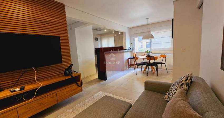 Mobiliado! Apartamento com 2 dormitórios, 1 vaga e com 60m² - Moema