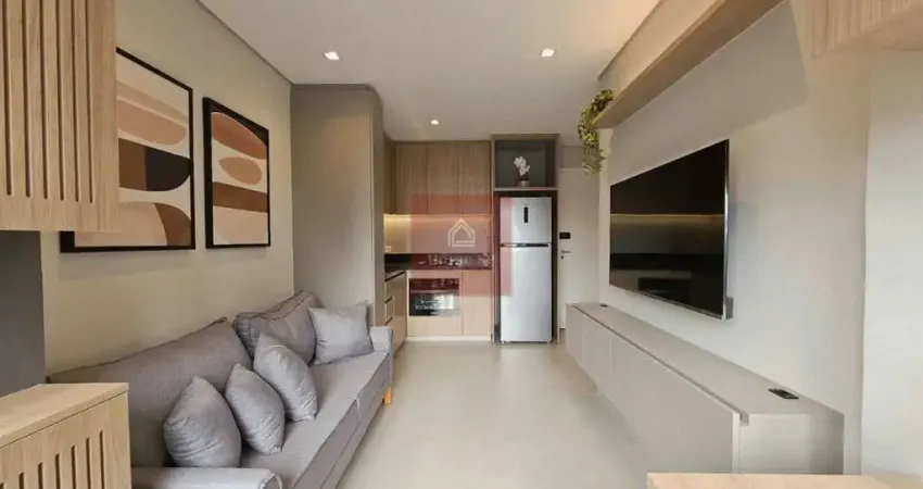Mobiliado! Apartamento com 1 dormitório, 1 vaga e com 29m² - Moema