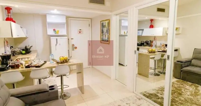 Studio 33 m2, 1 vaga, com serviço de hotel padrão internacional