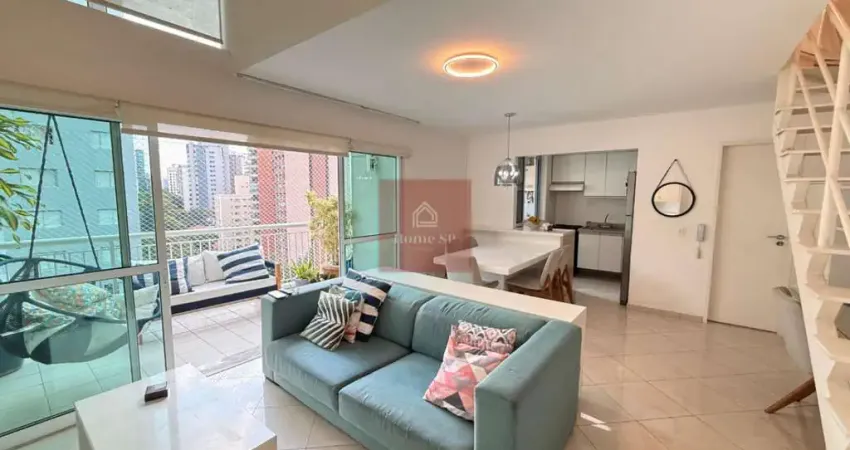 Apartamento tipo para venda em vila nova conceição com 2 quartos, sendo 1 suíte, 78m²