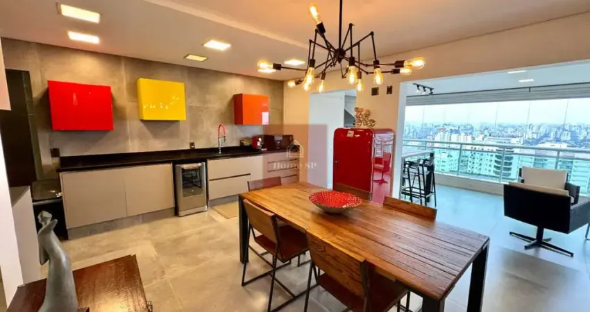 Apartamento tipo para venda e locação em campo belo com 3 quartos, sendo 3 suítes, 151m²