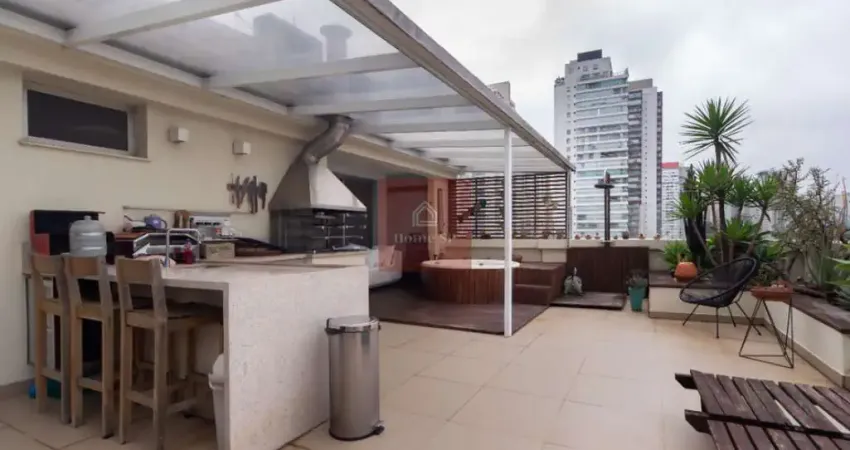 Cobertura para venda em campo belo com 2 quartos, sendo 1 suíte, 191m²