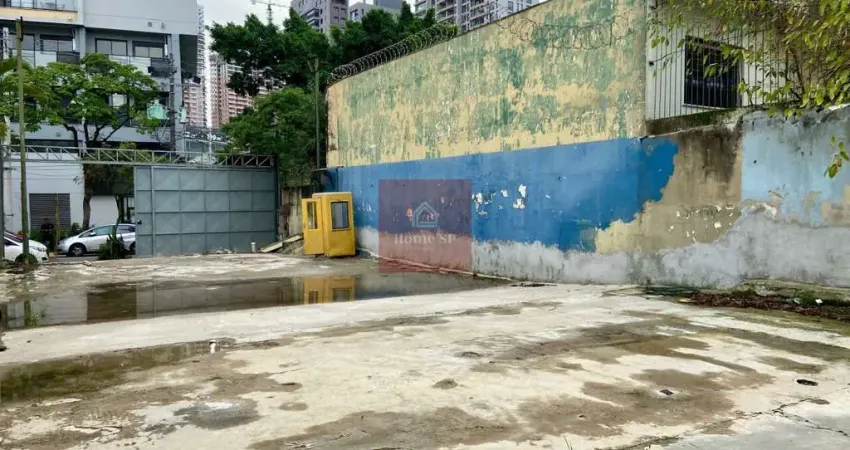 Terreno, 281 metros, 10 metros fachada, perto do metrô brooklin