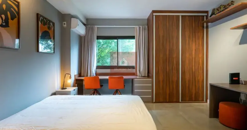 Moema, studio completo, 25metros,1dorm,1banheiro, pertinho do metrô a 6minutos