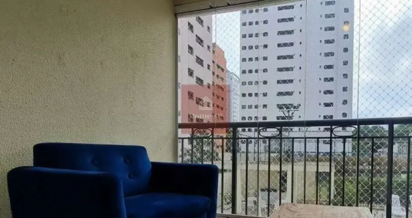 Apartamento à venda em moema 73m² 2dormitórios 1suite 2vagas de garagem / semi mobiliado