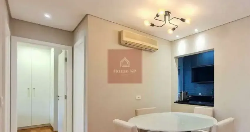 Apartamento à venda em moema 73m² 2dormitórios 1suite 2vagas de garagem / semi mobiliado