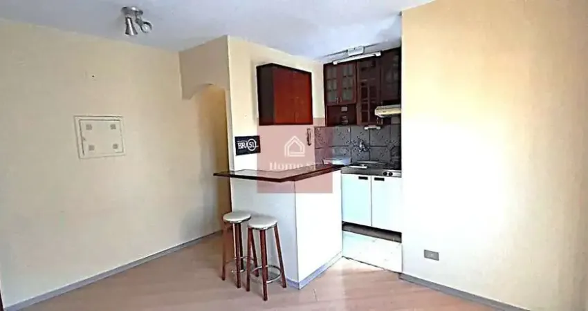 Apartamento 33 m2, 1 dorm., 1 vaga. planta inteligente e bem distribuída.