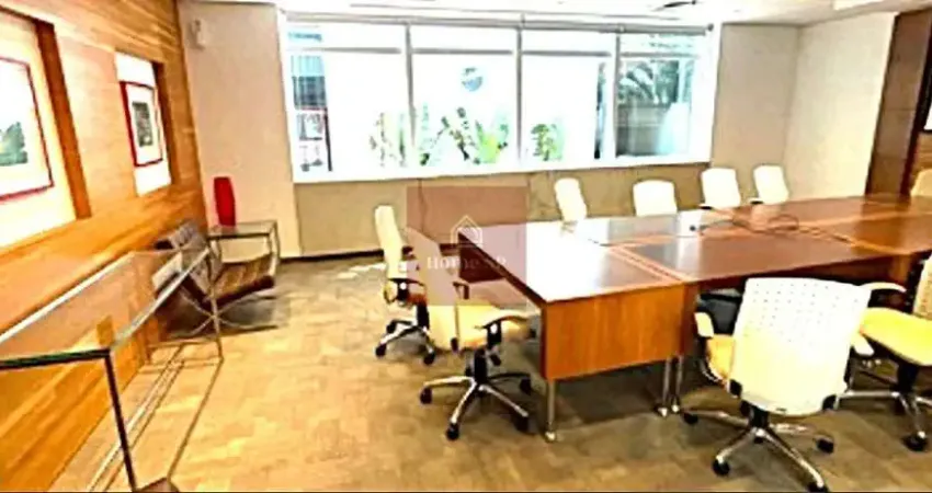 Conjunto comercial 96 m2, 3 vagas, equipado, na região da berrini