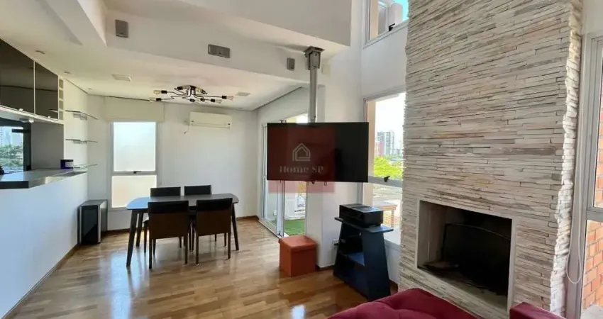 Apartamento duplex para locação na chácara santo antônio - 1 suíte + 1 escritório 2 vagas !