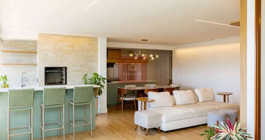 Apartamento para venda em campo belo com 3 quartos, sendo 3 suítes , 145m²