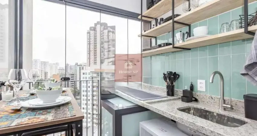 STUDIO À VENDA NA VILA MARIANA ? 23m² ? VARANDA ? SEM VAGA ? COMPLETO