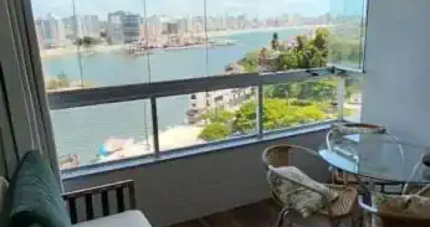 PERFEITO APARTAMENTO COM VISTA TOTAL PARA O CANAL DE GUARAPARI.
