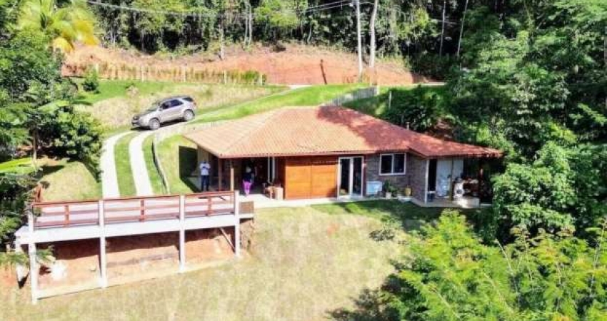 Casa de campo linear com 120 m² em Domingos Martins
