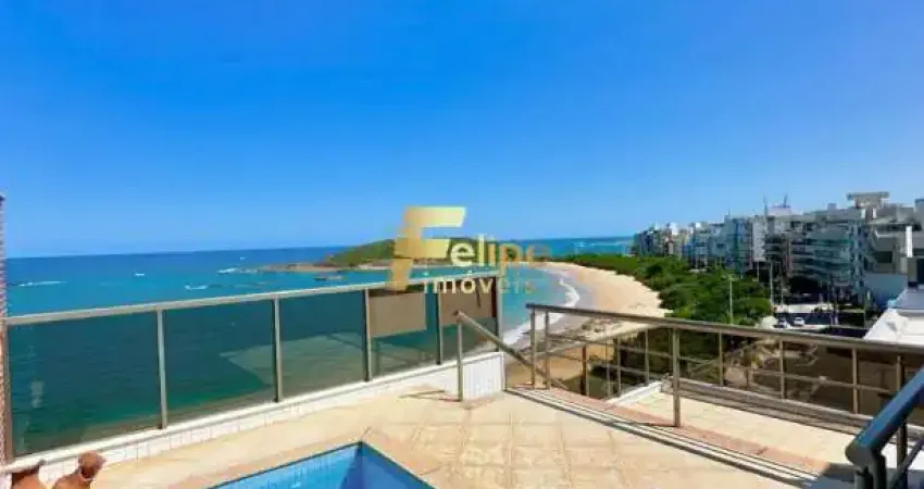 Desfrute desta incrível cobertura de frente para a belíssima praia de Peracanga - ES