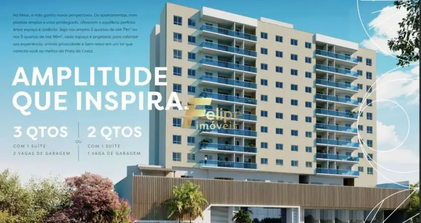 Belíssimo apartamento de 03 quartos, sendo 01 suíte, à venda na praia da costa, em vila velha/es!