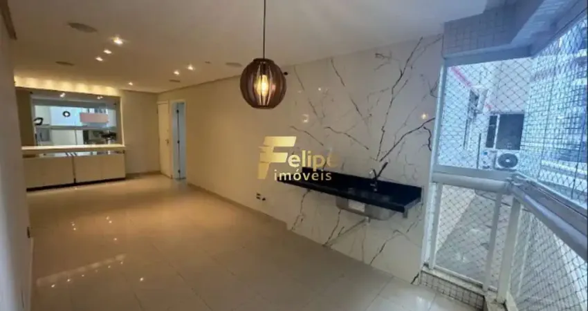 Lindo apartamento semimobiliado com 3 quartos na praia da costa.