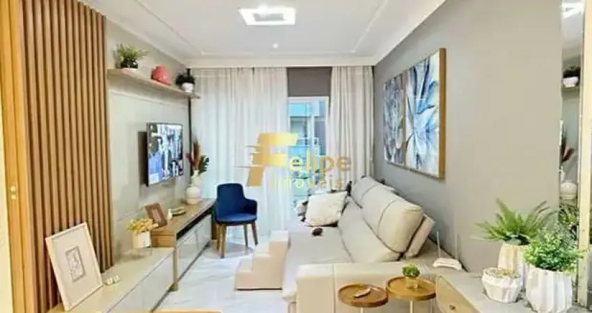 Apartamento com 3 quartos sendo 1 suíte e área externa na praia do morro.