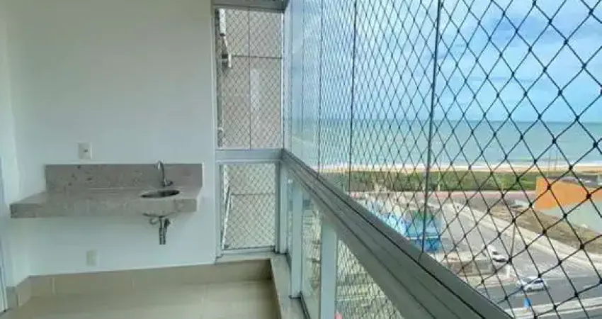 Apartamento novinho com vista lateral para o mar de itaparica / vila velha - es