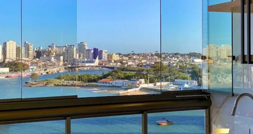 Apartamento frente mar, finamente decorado na prainha de muquiçaba / guarapari - es