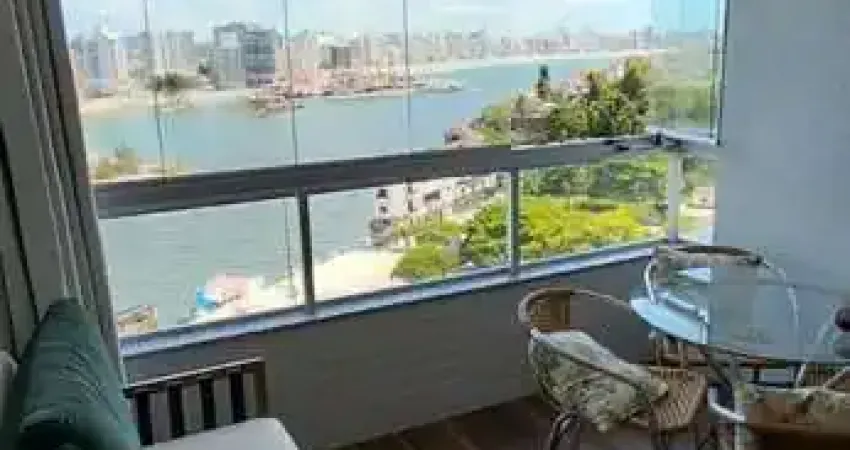 Perfeito apartamento com vista total para o canal de guarapari.
