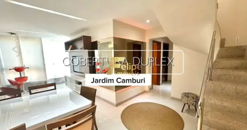 Belíssima cobertura duplex de 04 quartos, sendo 03 suítes, sol da manhã, à venda em jardim camburi, vitória/es!