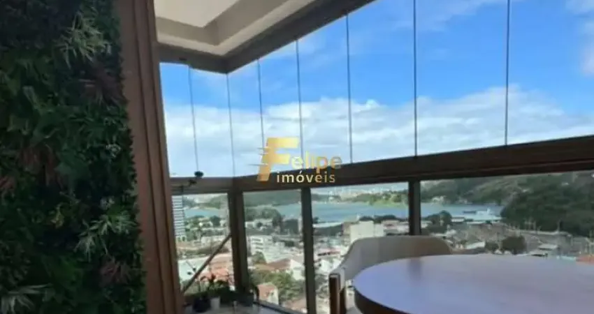 Lindo apartamento de 02 quartos, sendo 01 suíte, sol da manhã e vista incrível para a baía de vitória, à venda na praia do suá, em vitória/es!